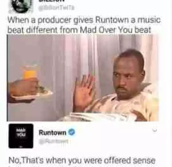 Lol!! Checkout This Tweet Between Runtown And A Twitter User